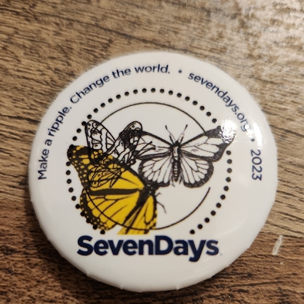 SevenDays Butterfly Pin